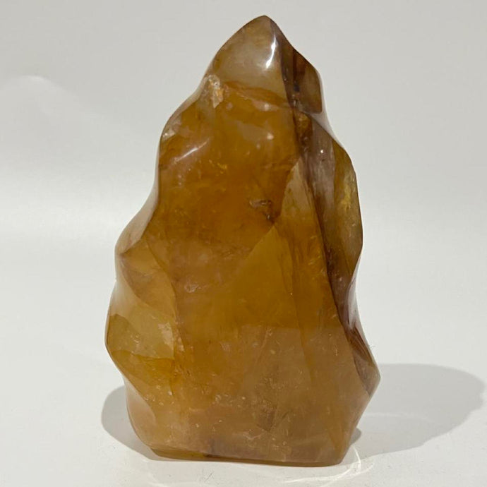 Golden Healer Flame Crystal Carving