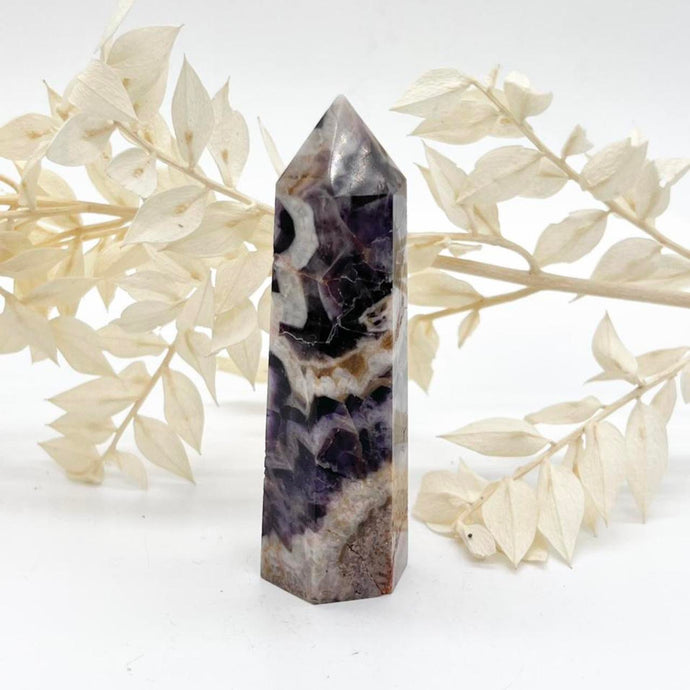 Chevron Amethyst Crystal Tower Point Generator