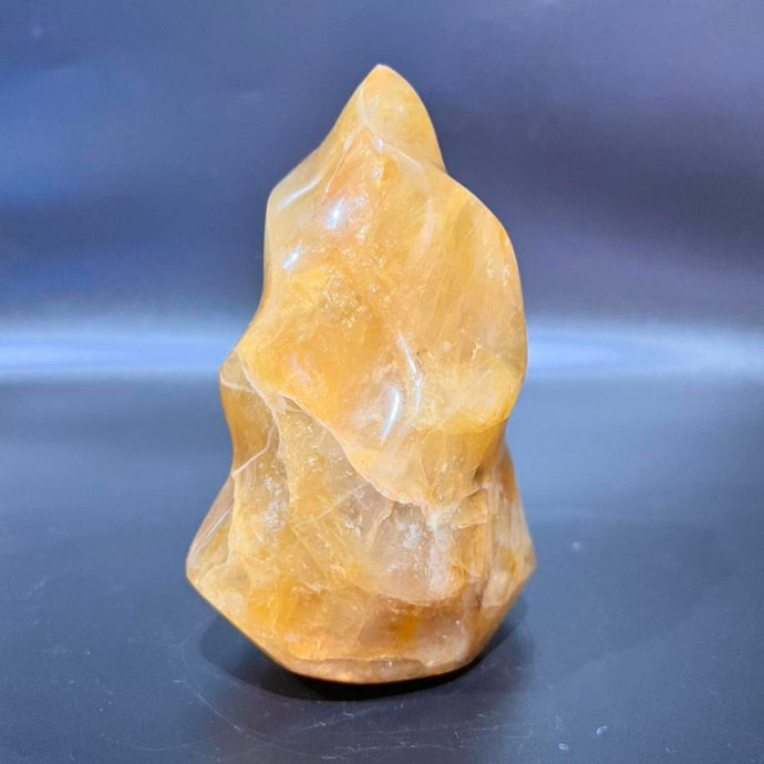 Golden Healer Flame Crystal Carving