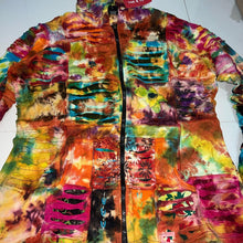 Load image into Gallery viewer, Nepalese Handmade  Multi-Colour Cotton Hoodie Cardigan size XX Large
