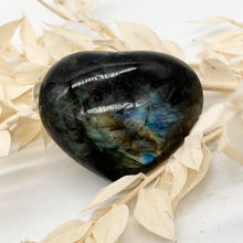 Load image into Gallery viewer, Labradorite Crystal Heart with Great Flash Labradorite Crystal Heart
