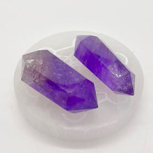 Load image into Gallery viewer, Amethyst Double Terminated Quartz Crystal Point Tower
