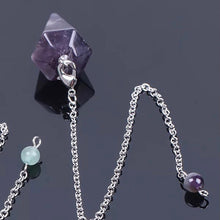 Load image into Gallery viewer, Amethyst Crystal Pendulum Crystal  Gift
