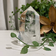 Load image into Gallery viewer, Clear Quartz Crystal Tower Point Generator
