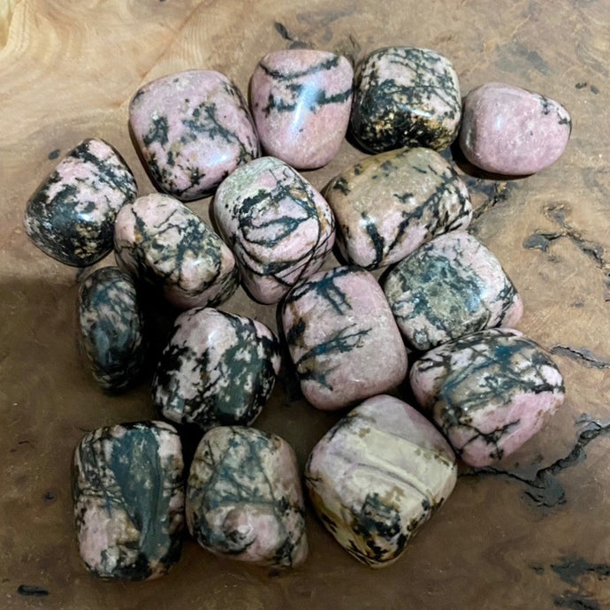 Rhodonite Tumbled / Tumble Stone / Tumbles