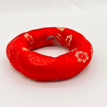 Load image into Gallery viewer, Hand Made Fabric Donut 10cm Singing Bowl Sound Healing Nepalese
