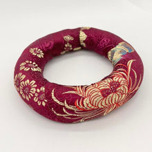 Load image into Gallery viewer, Hand Made Fabric Donut 12cm  Singing Bowl Sound Healing Nepalese
