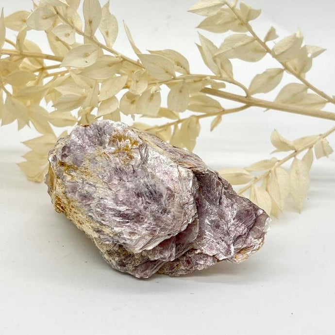 Lepidolite Raw crystal Specimen chunk Purple Crystal