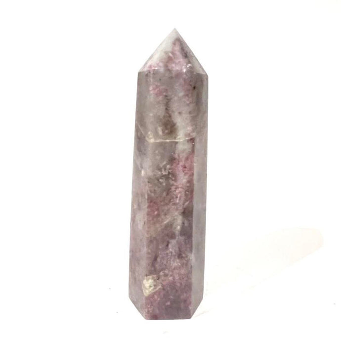 Plum Blossom Pink Tourmaline Crystal Tower Point Generator