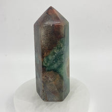 Load image into Gallery viewer, Ocean Jasper Marine Jasper Crystal Tower Point Generator
