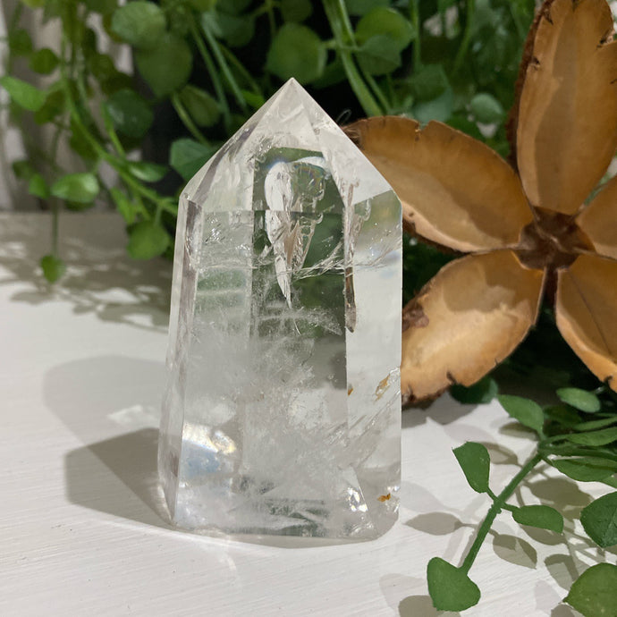 Clear Quartz Crystal Tower Point Generator