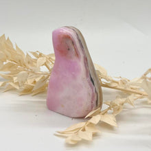 Load image into Gallery viewer, Pink Aragonite Crystal freeform Free Standing Pink
