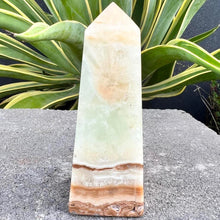Load image into Gallery viewer, Caribbean Calcite Tower Point Generator Obelisk Gift For Her

