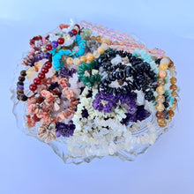 Load image into Gallery viewer, Rainbow Moonstone Crystal Chip Bracelet
