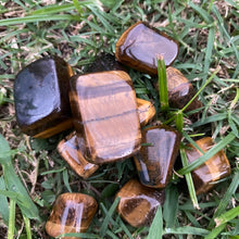 Load image into Gallery viewer, Tigers Eye Tumbled / Tumble Stone / Tumbles
