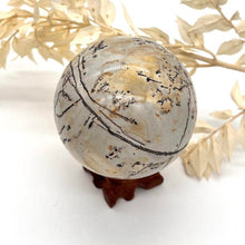 Load image into Gallery viewer, Dendritic Picture Jasper Sphere Crystal Ball Stone Crystal
