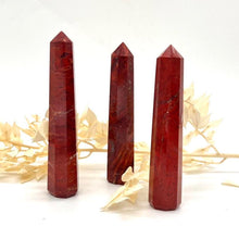 Load image into Gallery viewer, Red Jasper Crystal Tower Point Generator
