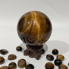 Load image into Gallery viewer, Tigers Eye Crystal Sphere Crystal Ball
