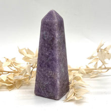 Load image into Gallery viewer, Lepidolite Crystal Tower Generator Point Gift for Her
