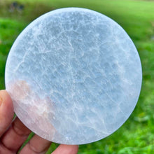 Load image into Gallery viewer, Selenite Circle Shaped Charging Plate Crystal Gift for Her
