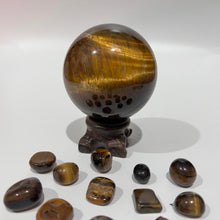 Load image into Gallery viewer, Tigers Eye Crystal Sphere Crystal Ball
