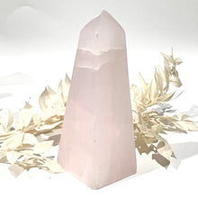 Load image into Gallery viewer, Mangano Calcite  Crystal Tower Obelisk Point
