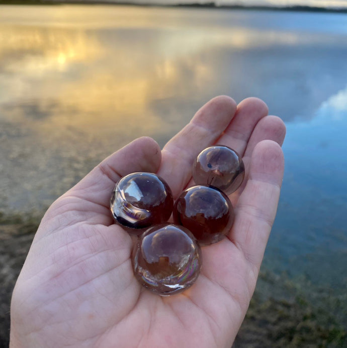 Smokey Quartz Crystal Sphere Crystal Ball Specimen Gift