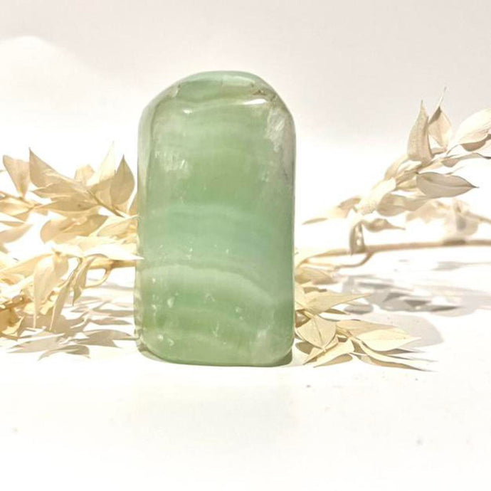 Pistachio Calcite Freeform Crystal Rock Green Crystal