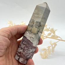 Load image into Gallery viewer, Dendritic Picture Jasper Tower Point Generator stone Crystal
