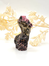 Load image into Gallery viewer, Rhodonite Goddess Crystal, Lady Body, Gift for Her
