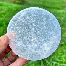 Load image into Gallery viewer, Selenite Circle Shaped Charging Plate Crystal Gift for Her
