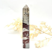 Load image into Gallery viewer, Dendritic Picture Jasper Tower Point Generator stone Crystal
