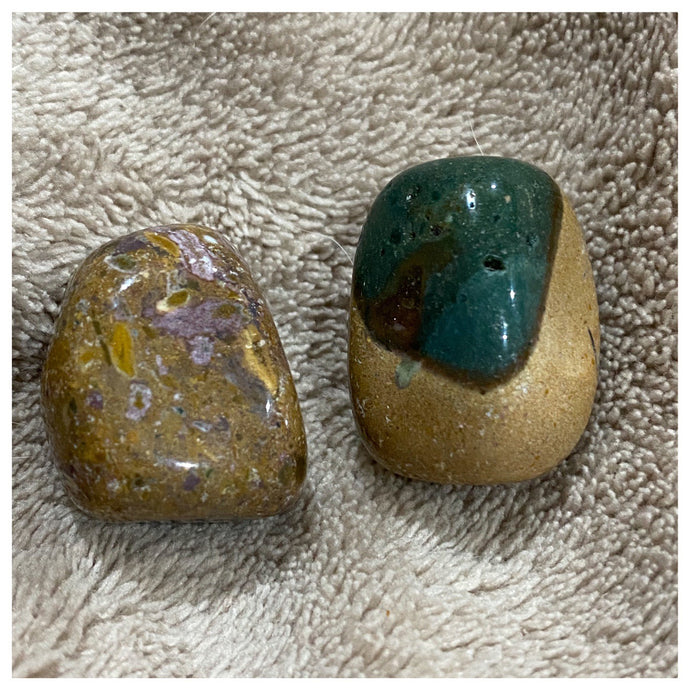 Yellow Jasper Tumbled / Tumble Stone / Tumbles