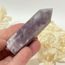 Load image into Gallery viewer, Plum Blossom Pink Tourmaline Crystal Tower Point Generator
