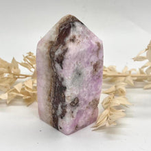 Load image into Gallery viewer, Pink Aragonite Crystal Tower Point Obekisk  Pink Crystal
