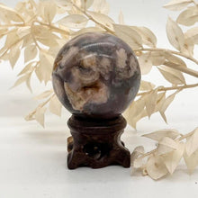 Load image into Gallery viewer, Flower Agate Crystal Sphere Crystal Ball Specimen Gift
