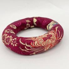 Load image into Gallery viewer, Hand Made Fabric Donut 12cm  Singing Bowl Sound Healing Nepalese
