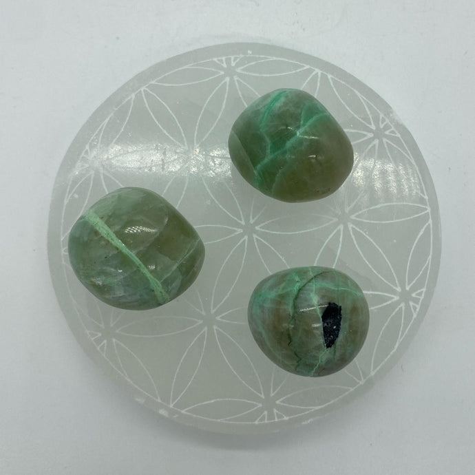 Garnierite Green Moonstone Tumbled / Tumble Stone / Tumbles