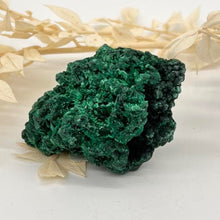 Load image into Gallery viewer, Malachite Crystal  velvet Raw Crystal Malachite
