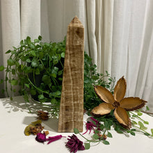 Load image into Gallery viewer, Chocolate Calcite Crystal Tower Point Generator
