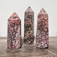 Load image into Gallery viewer, Leopard Skin Jasper Tower Point Crystal
