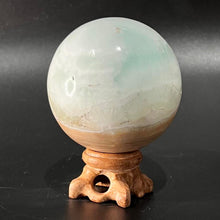 Load image into Gallery viewer, Caribbean Calcite Crystal Sphere metaphysical crystal healing
