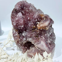 Load image into Gallery viewer, Pink Amethyst Cluster Specimen Raw Crystal Rock
