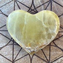 Load image into Gallery viewer, Lemon Calcite Heart Crystal Gift for Her
