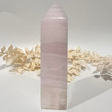 Load image into Gallery viewer, Mangano Calcite  Crystal Tower Obelisk Point
