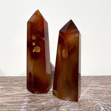Load image into Gallery viewer, Carnelian Crystal Tower Point Generator Crystal Tower Brown Crystal
