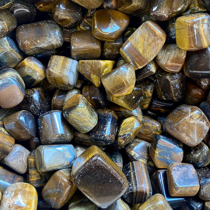 Tigers Eye Tumbled / Tumble Stone / Tumbles