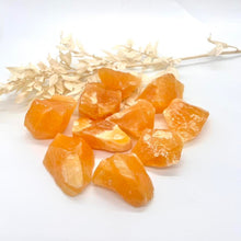 Load image into Gallery viewer, Orange Calcite Raw Crystal Rock Chunk
