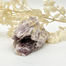 Load image into Gallery viewer, Lepidolite Raw crystal Specimen chunk Purple Crystal
