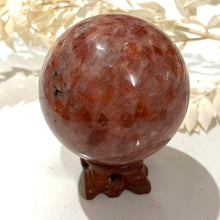 Load image into Gallery viewer, Sunstone Crystal Sphere Crystal Ball Orange Stone Crystal
